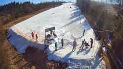 Kamera u nástupu na vlek svah A