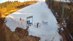 Kamera u nástupu na vlek svah A