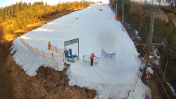 Kamera u nástupu na vlek svah A