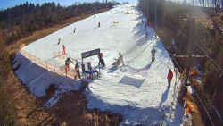 Kamera u nástupu na vlek svah A