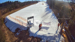 Kamera u nástupu na vlek svah A