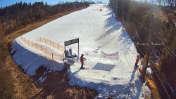 Kamera u nástupu na vlek svah A