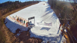 Kamera u nástupu na vlek svah A