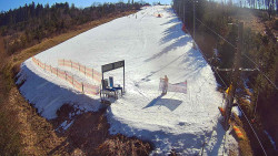 Kamera u nástupu na vlek svah A