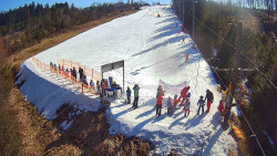 Kamera u nástupu na vlek svah A