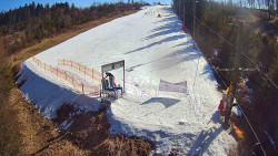 Kamera u nástupu na vlek svah A