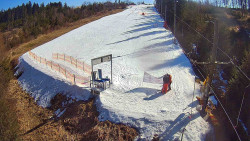 Kamera u nástupu na vlek svah A