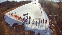 Kamera u nástupu na vlek svah A