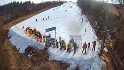 Kamera u nástupu na vlek svah A