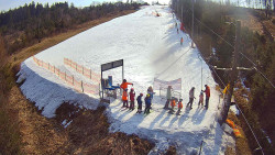 Kamera u nástupu na vlek svah A