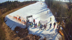 Kamera u nástupu na vlek svah A