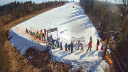 Kamera u nástupu na vlek svah A