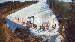 Kamera u nástupu na vlek svah A