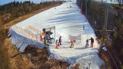Kamera u nástupu na vlek svah A