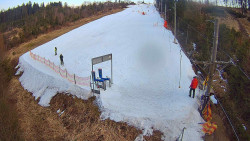 Kamera u nástupu na vlek svah A