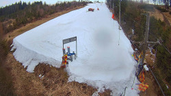 Kamera u nástupu na vlek svah A