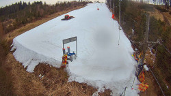 Kamera u nástupu na vlek svah A