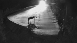 Kamera u nástupu na vlek svah A