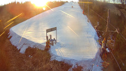 Kamera u nástupu na vlek svah A