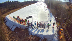 Kamera u nástupu na vlek svah A