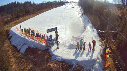 Kamera u nástupu na vlek svah A