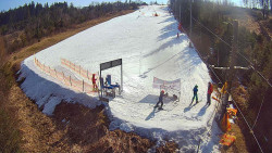 Kamera u nástupu na vlek svah A