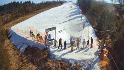 Kamera u nástupu na vlek svah A