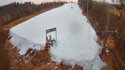 Kamera u nástupu na vlek svah A