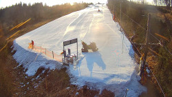 Kamera u nástupu na vlek svah A