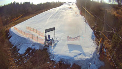 Kamera u nástupu na vlek svah A