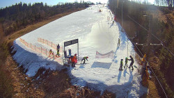 Kamera u nástupu na vlek svah A