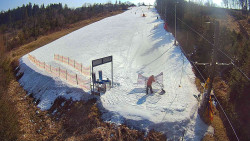 Kamera u nástupu na vlek svah A