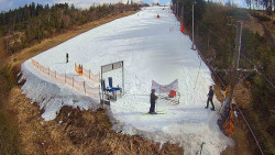 Kamera u nástupu na vlek svah A