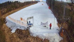 Kamera u nástupu na vlek svah A