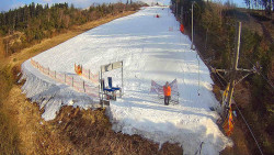 Kamera u nástupu na vlek svah A