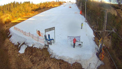 Kamera u nástupu na vlek svah A