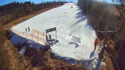 Kamera u nástupu na vlek svah A