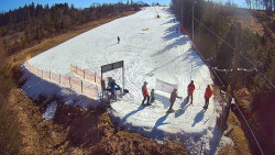 Kamera u nástupu na vlek svah A