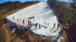 Kamera u nástupu na vlek svah A