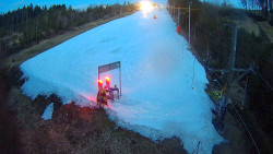 Kamera u nástupu na vlek svah A