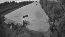 Kamera u nástupu na vlek svah A