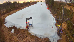 Kamera u nástupu na vlek svah A