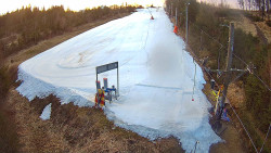 Kamera u nástupu na vlek svah A