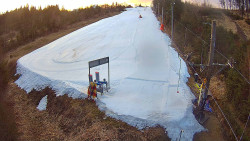 Kamera u nástupu na vlek svah A