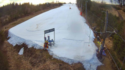 Kamera u nástupu na vlek svah A