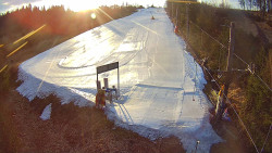 Kamera u nástupu na vlek svah A