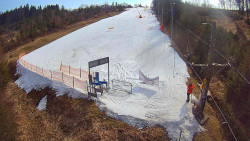 Kamera u nástupu na vlek svah A