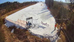 Kamera u nástupu na vlek svah A