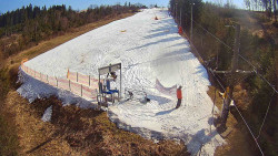 Kamera u nástupu na vlek svah A