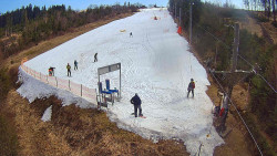 Kamera u nástupu na vlek svah A